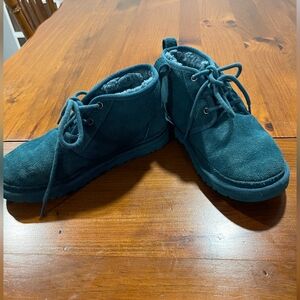 UGG Neumel‎ Chukka Suede Mini Boots in Freshwater Blue Size 6 Mens
